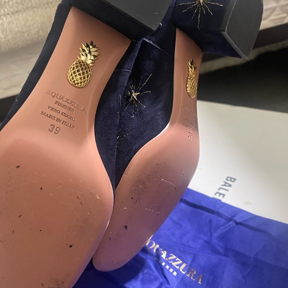 Aquazurra COSMIC STAR BOOTS NAVY SUEDE - Picture 4 of 7